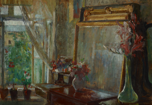 Interior, 1906. Creator: Olga Boznanska.