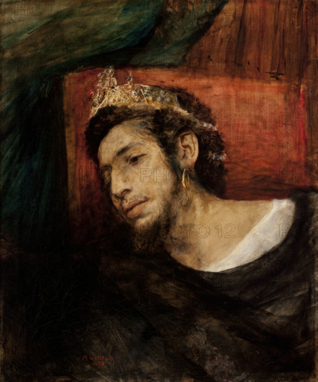 Ahasuerus, 1876. Creator: Maurycy Gottlieb.