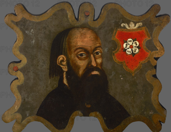 Coffin Portrait of a Man of Poraj Coat of Arms, between 1625-1675. Creator: Unknown.