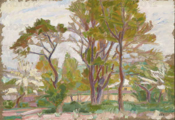 Landscape with Trees, 1910. Creator: Wojciech Weiss.