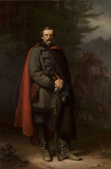 Portrait of Ludwik Mycielski, 1865. Creator: Jozef Simmler.