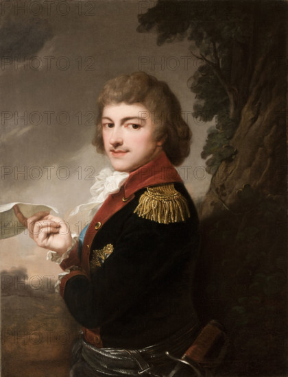 Portrait of Michal Kleofas Oginski, 1792-1793. Creator: Jozef Grassi.