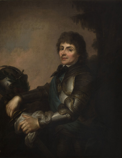 Portrait of Tadeusz Kosciuszko (1746-1817) in Armour-Copy, between 1780-1800. Creator: Jozef Grassi.