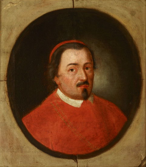 Portrait of Zbigniew Olesnicki (1389-1455) Debno Coat of Arms, Bishop of Krakow...between 1777-1788. Creator: Friedrich Kloss.