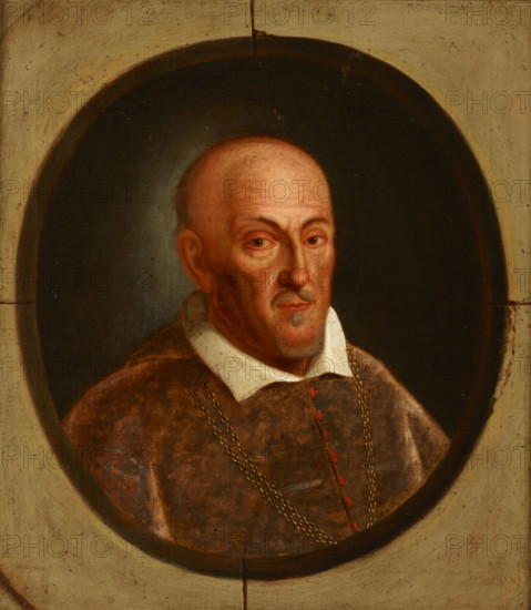 Portrait of Pawel Piasecki (1579 -1649) Janina Coat of Arts, Bishop of Kamyaniets..., after 1785. Creator: Friedrich Kloss.