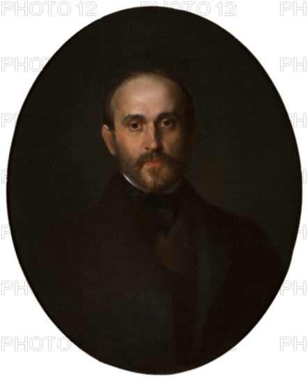 Portrait of Teofil Lenartowicz, between 1852-1856. Creator: Anton Teofil Kwiatkowski.