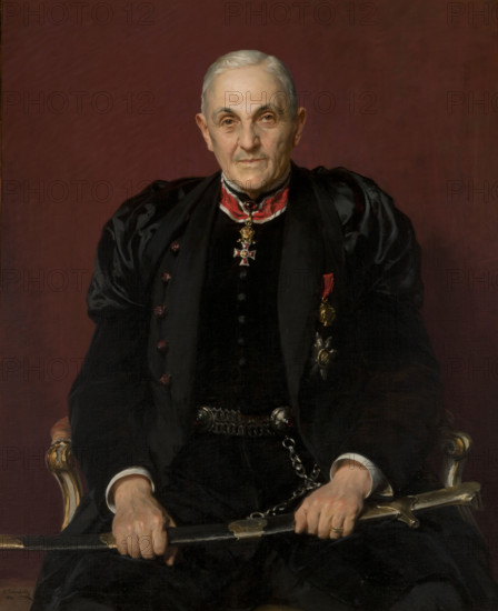 Portrait of Dawid Abrahamowicz, 1914. Creator: Kazimierz Pochwalski.