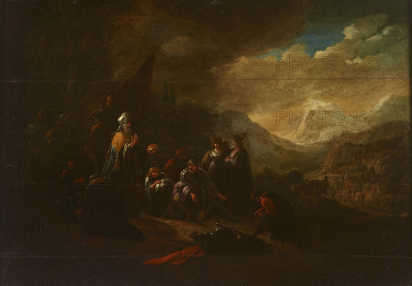 Melchizedek and Abraham, 2nd half of 17th century. Creator: Unknown.