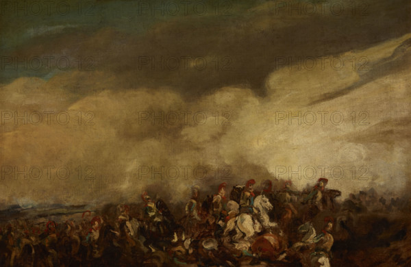 Battle, c1835. Creator: Piotr Michalowski.