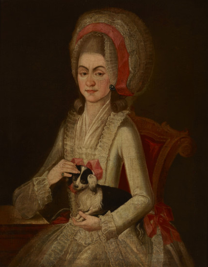 Portrait of Tekla Kosciuszko née Ratomska (ca.1715-1768), Mother of Tadeusz Kosciuszko, c1760. Creator: Jan Koltonowski.