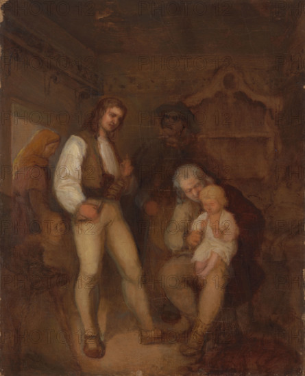Highlander's Family, 1869. Creator: Aleksander Kotsis.