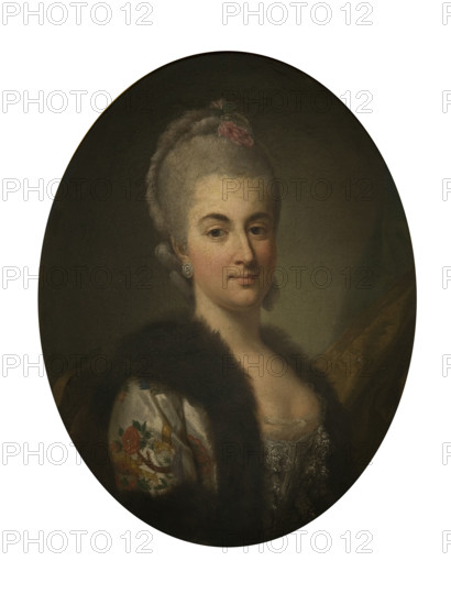Portrait of Konstancja Poniatowska née Czartoryska, c1768. Creator: Per Krafft the Elder.