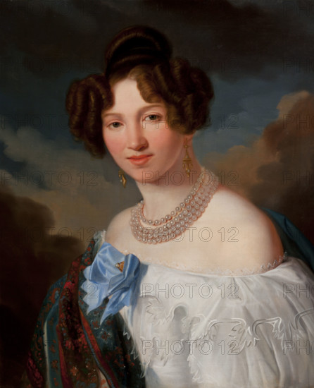 Portrait of Sydonia Henoch née Roller (Copy?), c1835. Creator: Franciszek Ksawery Lampi.