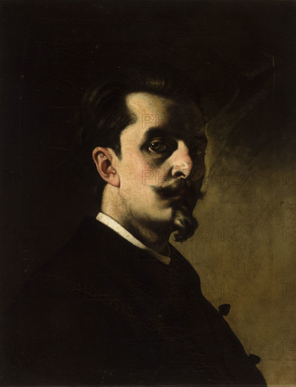 Self-Portrait, c1875. Creator: Karol Mlodnicki.