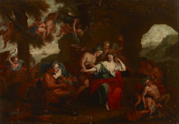 Ariadne and Bacchus on the Island of Naxos, 18th century. Creator: Unknown.