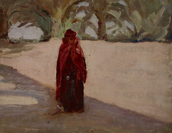 Biskra (A Girl), 1909. Creator: Jan Ciaglinski.
