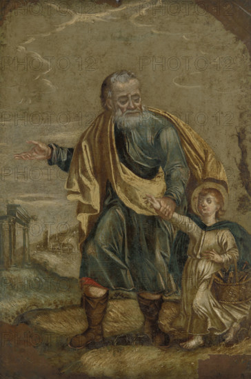 Saint Joseph with the Christ Child, 18th century. Creator: Unknown.
