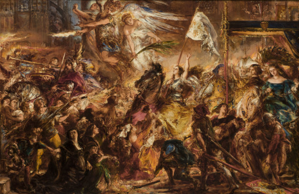 Maid of Orleans, 1883. Creator: Jan Matejko.