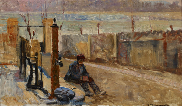 Embankments of the Vistula, between 1900-1904. Creator: Jacek Malczewski.
