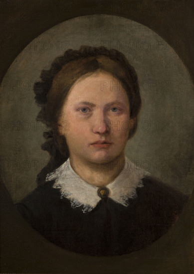 Portrait of the Artist's Sister, Karolina, 1861-1865. Creator: Aleksander Kotsis.