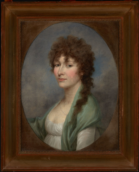 Portrait of Maria Grabowska, 1790-1798. Creator: Unknown.