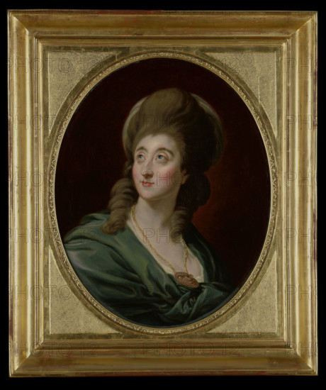 Portrait of Aleksandra née Lubomirska, Wife of Stanislaw Potocki (1758-1831), 1780. Creator: Pompeo Batoni.