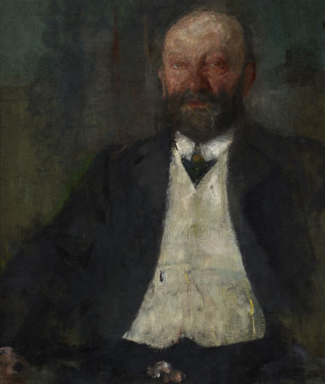 Portrait of Adam Nowina Boznanski, Artist's Father, c1903. Creator: Olga Boznanska.