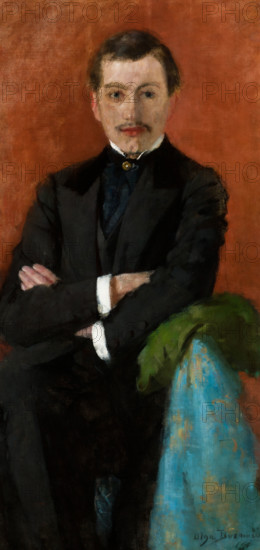 Portrait of Józef Czajkowski, 1892. Creator: Olga Boznanska.