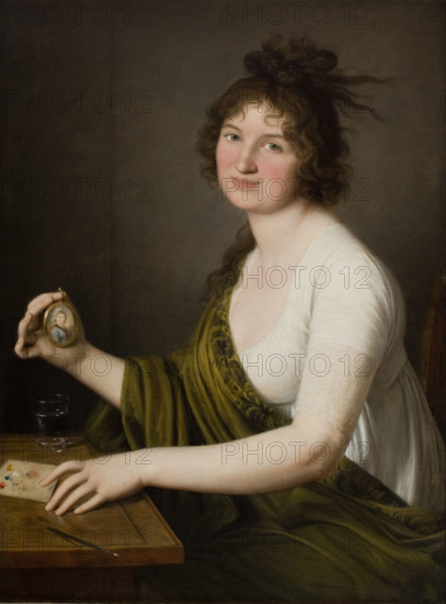 Portrait of Waleria Tarnowska née Stroynowska (1782-1849), Wife of..., 1805-1806. Creator: Domenico del Frate.
