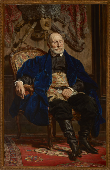 Portrait of Piotr Moszynski, 1874. Creator: Jan Matejko.