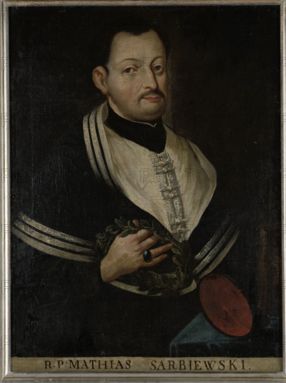 Portrait of Maciej Kazimierz Sarbiewski (1595-1640), between 1625-1650. Creator: Unknown.