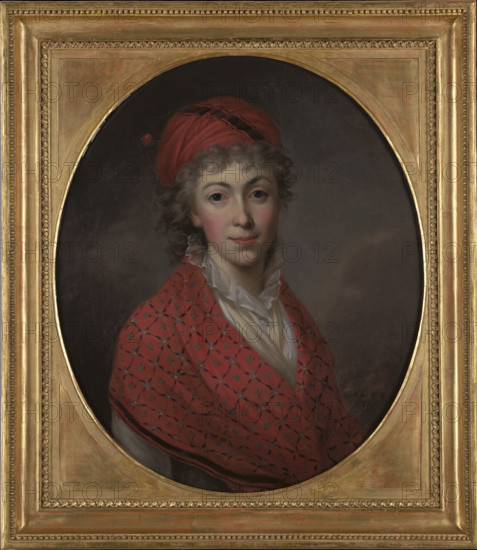 Portrait of Izabela née von Flemming, Princess Czartoryska (1746-1835), 1796. Creator: Kazimierz Wojniakowski.