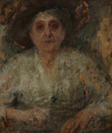 Portrait of an Older Lady, c1922. Creator: Olga Boznanska.