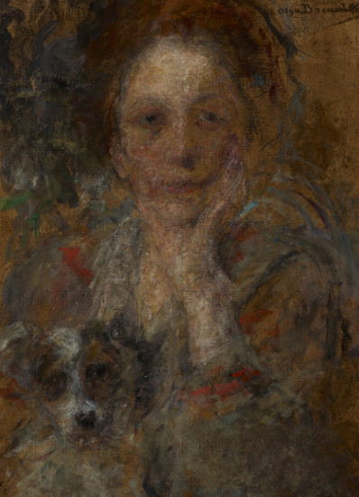 Portrait of Helena Zielinska, c1925. Creator: Olga Boznanska.