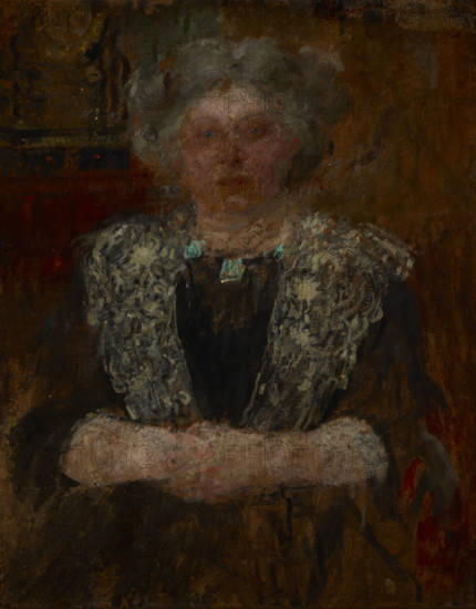 Portrait of a Woman, between 1916-1930. Creator: Olga Boznanska.