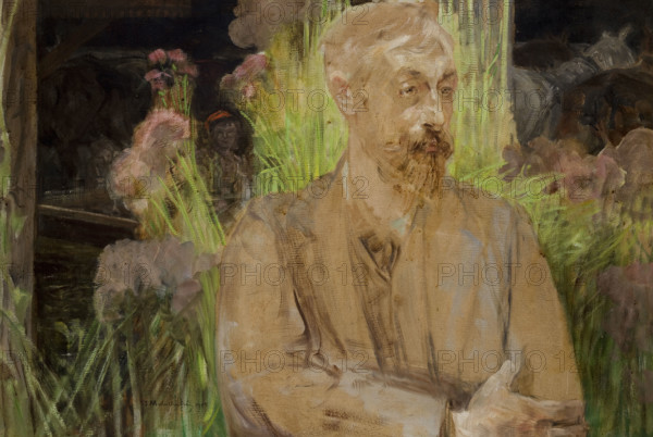 Portrait Study (Stanislaw Debicki-Artist, Painter), 1914. Creator: Jacek Malczewski.