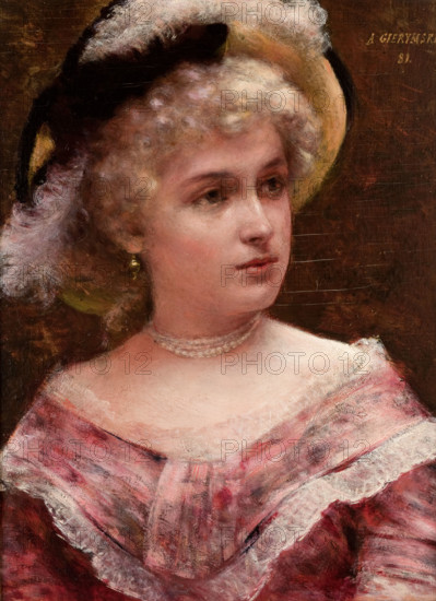 Rococo Lady, 1881. Creator: Aleksander Gierymski.