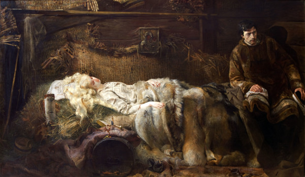 Death of Ellenai, 1883. Creator: Jacek Malczewski.
