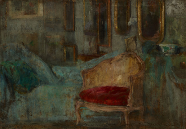 Interior of the Parisian Studio, 1908. Creator: Olga Boznanska.