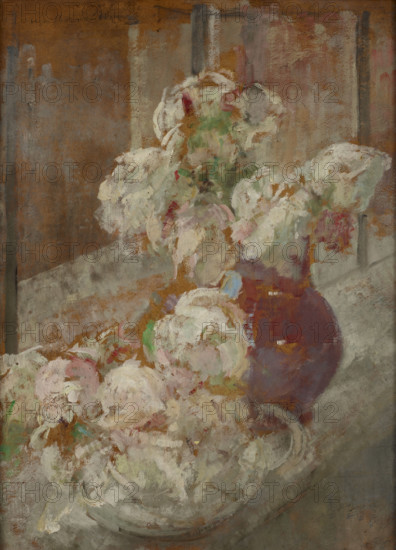 Flowers, 1913. Creator: Olga Boznanska.