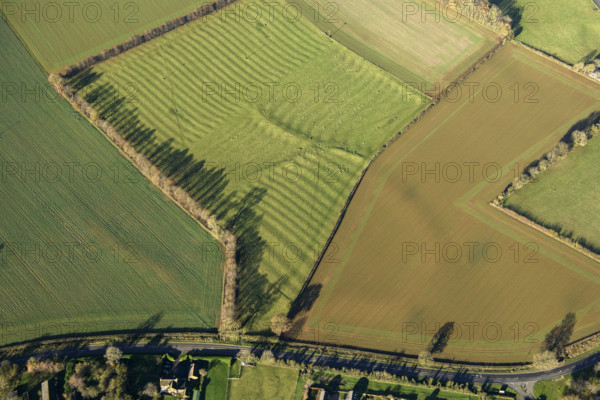 Arbury Banks near Chipping Warden, the earthwork remains of an Iron Age fort and medieval..., 2024 Creator: Damian Grady.