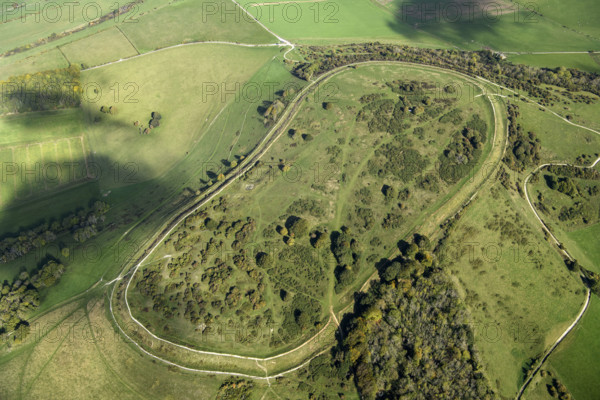Cissbury Ring hillfort, West Sussex, 2022. Creator: Damian Grady.