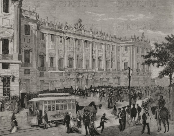 Death of Queen Mercedes of Orléans (1860-1878), Madrid, Spain, 1878. Creator: Andrés Ovejero.