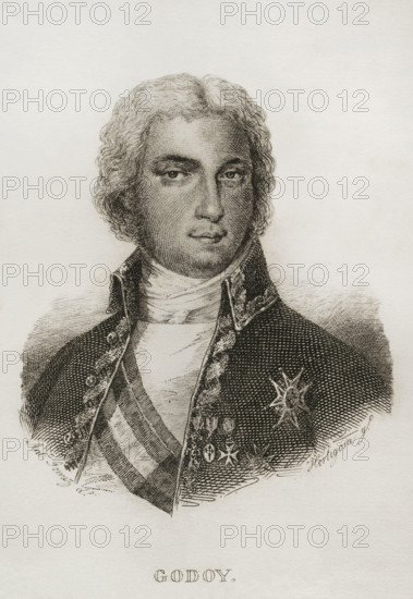 Manuel de Godoy y Alvarez de Faria, Spanish politician, 1851. Creator: Pedro Hortigosa.