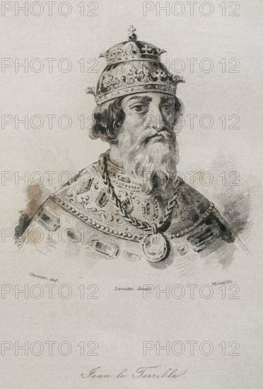 Ivan the Terrible, 1839. Creator: Moret.