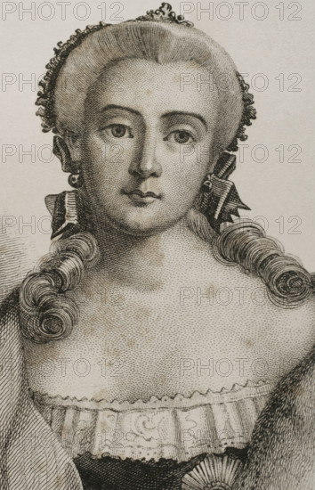 Elizabeth of Russia, 1839. Creator: Manceau.