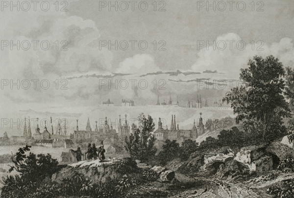 Tobolsk, Russia, 1839. Creator: Augustin François Lemaitre.