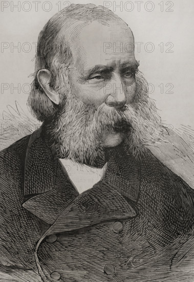 Franz Karl Joseph of Austria-Habsburg (1802-1878), Archduke of Austria, 1878. Creator: Bernardo Rico.