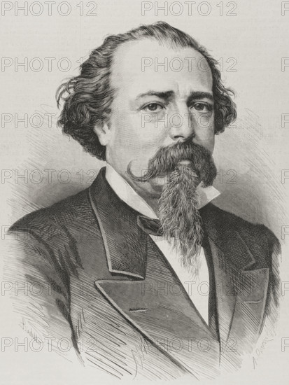 Adelardo López de Ayala (1828-1879), Spanish liberal playwright and politician, 1878. Creator: Arturo Carretero y Sánchez.