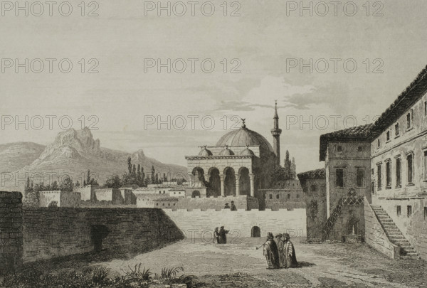 Erzerum Mosque, Erzurum, Ancient Armenia, 1838. Creator: J. Arnout.